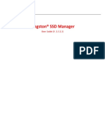 Kingston® SSD Manager: User Guide (V. 1.0.1.3)