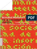 (Armand Mattelart) Historia de La Sociedad de La Información PDF