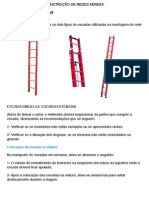 Procedimentos para Trabalhos em Escadas