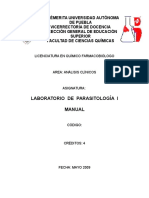 Manual de Laboratorio de Parasitología 1