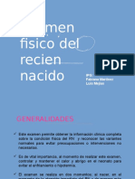 Examen Fisico Del Recien Nacido 