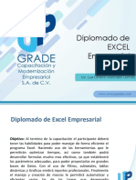 Diplomado de Excel Empresarial