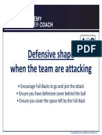 Defensive Structure in Attack