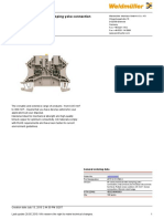 Datasheet: W-Series Terminal With Clamping Yoke Connection WTR 2.5 STB2.3