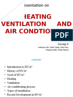 Presentation On: Heating Ventilation and Air Condtioning