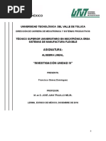 Unidad IV Algebra Lineal