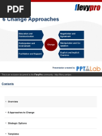 6 Change Approaches: Framework Primer