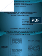 Relaciones Intergrupales, Intragrupales y Estratificacion Social