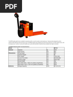 MP20 Walkie Pallet Truck