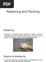 Plastering and Pointing