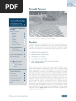 Permeable Pavement: Treatment Practice Type