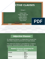 Adjective Clauses