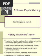 Adlerian Psychotherapy