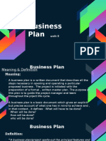 Business Plan (Unit 3)