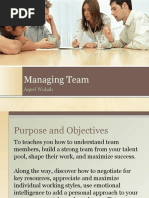 Managing Team: Aqeel Wahab