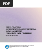 Modul Pelatihan SPMI Untuk Pelatihan Kepada Fasilitator