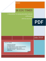 IFSR Edu Times July 2010