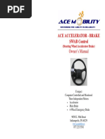 Ace Accelerator - Brake SWAB Control: Owner's Manual