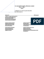 Lucrare Scrisă Semestrială La Limba Și Literatura Română A 8 A Sem 1