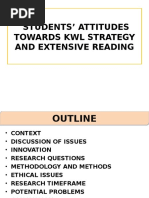 Students' Attitudes Towards KWL Strategy and Extensive Reading