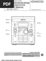 RXD-V333/V333S/V535/V535-GR/V535S/ V535S-H/V636/V737/V737S: Service Manual