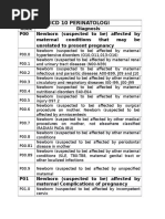 Icd 10 Perinatologi