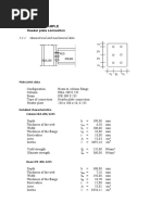 Header Plate Connection