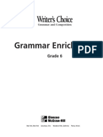 Grammar Enrichment: Grade 6