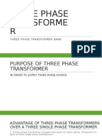 Three Phase Transformer