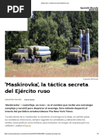 'Maskirovka', La Táctica Secreta Del Ejército Ruso PDF