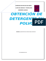 Obtencion de Detergente en Polvo Aj.