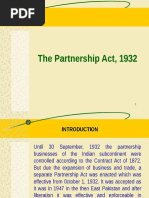 Partnership Act., 1932