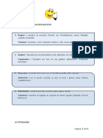 Clasificación Sustantivos