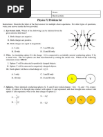 Physics 72 Problem Set