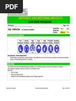 Safe Work Method Procedure AC Installation