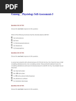 Ganong - Physiology Self - Assessment Questions - 03 PDF