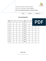 Examen Diagnóstico Inglés