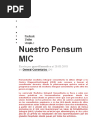 Pensum Mic Venezuela