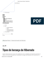 Tipos de Herança Do Hibernate