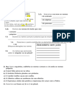 Ficha Gramática 1º Ciclo