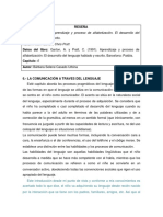 Aprendizaje y Proceso de Alfabetizacion