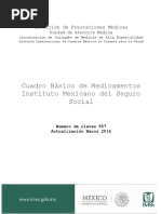 Cuadro Básico de Medicamentos Instituto Mexicano Del Seguro Social