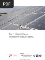 Solar PV Guidebook Philippines 2014 PDF