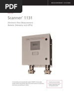 Scanner 1131: Electronic Flow Measurement Remote Telemetry Unit (RTU)