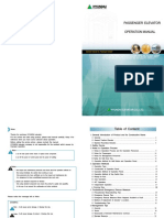 Passenger Elevator Operation Manual: Hyundai Elevator Co., LTD