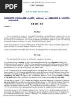 Respondent.: Margarita Romualdez Licaros, Petitioner, vs. Abelardo B. Licaros