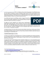 Mémoire de L'eau Et Bioélectronique: Le Même Combat ? (Joseph Országh)