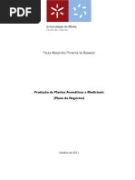 Plano de Negocios Plantas Aromaticas e Medicinais