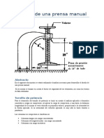 Diseño de Una Prensa Manual