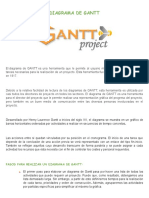 Diagrama de Gantt